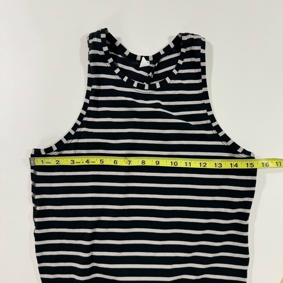 Lululemon All Tied Up Tank Open Back Top Yachtie Stripe Black Chrome - Picture 7 of 7